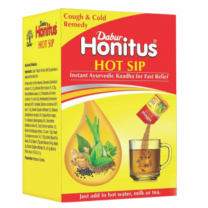 Порошок от кашля и простуды Хонитус Дабур (Cough and Cold remedy Hot Sip Honitus Dabur), 7 пак. 4 г.