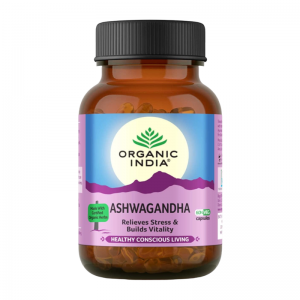 Ашвагандха Органик Индия (Ashwagandha Organic India), 60 кап.