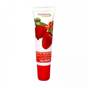 Бальзам для губ Клубника Патанджали (Lip balm strawberry Patanjali), 10 г.