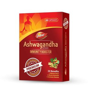 Ашвагандха Дабур (Ashwagandha Immunity Booster Dabur), 20 кап.