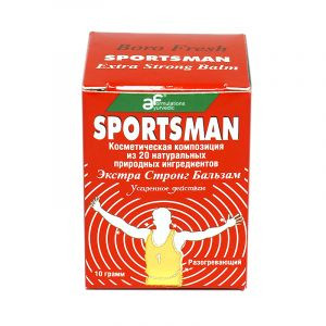 Бальзам разогревающий Экстра стронг Спортсмен Боро Фреш (Sportsman Boro Fresh), 10 г.