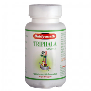 Трифала Гуггул Байдианат (Triphala Guggulu Baidyanath), 80 таб.