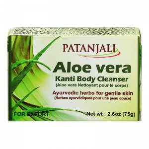 Мыло Алоэ Вера Патанджали (Aloe Vera Kanti Body Cleanser Patanjali), 75 г. 