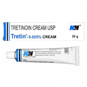 Крем для проблемной кожи лица Третиноин Хегде (Tretinoin cream U.S.P. 0.025% Hegde &amp; Hegde), 30 г.