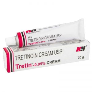 Крем для проблемной кожи лица Третиноин Хегде (Tretinoin cream U.S.P. 0.05% Hegde &amp; Hegde), 30 г.