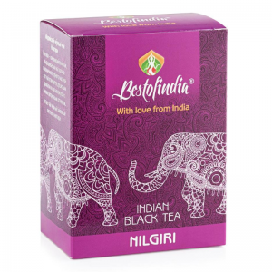 Чай чёрный индийский листовой Нилгири Бестофиндия (Nilgiri Indian Black Tea Bestofindia), 100 г.