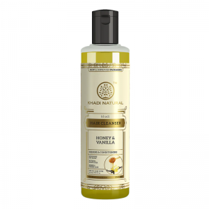 Шампунь «Мед и Ваниль» Кхади Натурал (Hair Cleanser Honey &amp; Vanilla Khadi Natural), 210 мл.