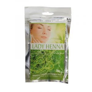 Травяная маска для лица и тела Леди Хенна (Lady Henna), 100 г.