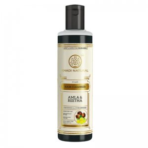 Шампунь «Амла и Ритха» Кхади Натурал (Hair Cleanser Amla &amp; Reetha Khadi Natural), 210 мл.