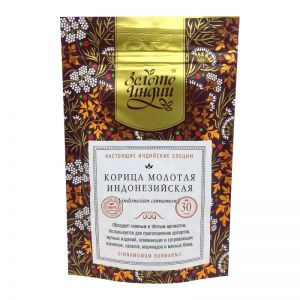 Корица индонезийская молотая Золото Индии (Indonesian Cinnamon Powder), 30 г.