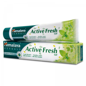 Аюрведическая зубная паста-гель Активная Свежесть Хималая (Active Fresh Gel Himalaya), 80 г.