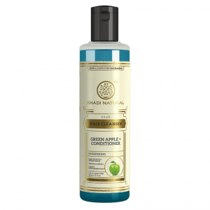 Шампунь + Кондиционер «Зеленое яблоко» Кхади Натурал (Hair Cleanser Green apple + Conditioner Khadi Natural), 210 мл.