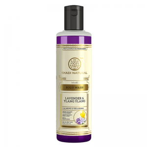 Гель для душа «Лаванда и Иланг-Иланг» Кхади Натурал (Lavender &amp; Ylang Ylang Body Wash Khadi Natural), 210 мл. 