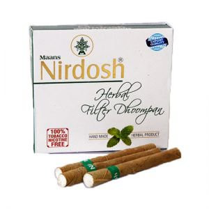 Аюрведический ингалятор с фильтром Нирдош (Maans Nirdosh Herbal Filter Dhoompan), 20 шт.