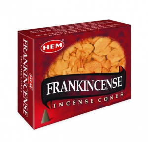 Благовония-конусы Ладан Хем (Cones Frankincense Hem), 10 шт.