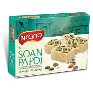 Сладкая нежная халва Соан Папди с орехами Бикано (Soan Papdi Bikano), 250 г.