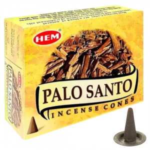 Благовония-конусы Пало Санто Хем (Cones Palo Santo Hem), 10 шт.