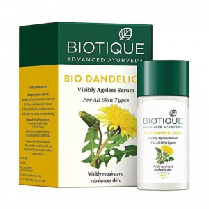 Антивозрастная сыворотка для лица Био Одуванчик Биотик (Bio Dandelion Visibly Ageless Serum Biotique), 40 мл.