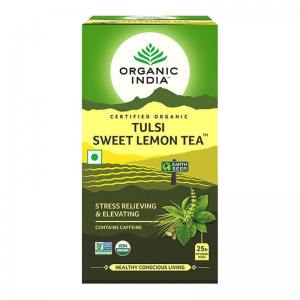 Чай Тулси Сладкий лимон Органик Индия (Tulsi sweet lemon tea Organic India), 25 пак.